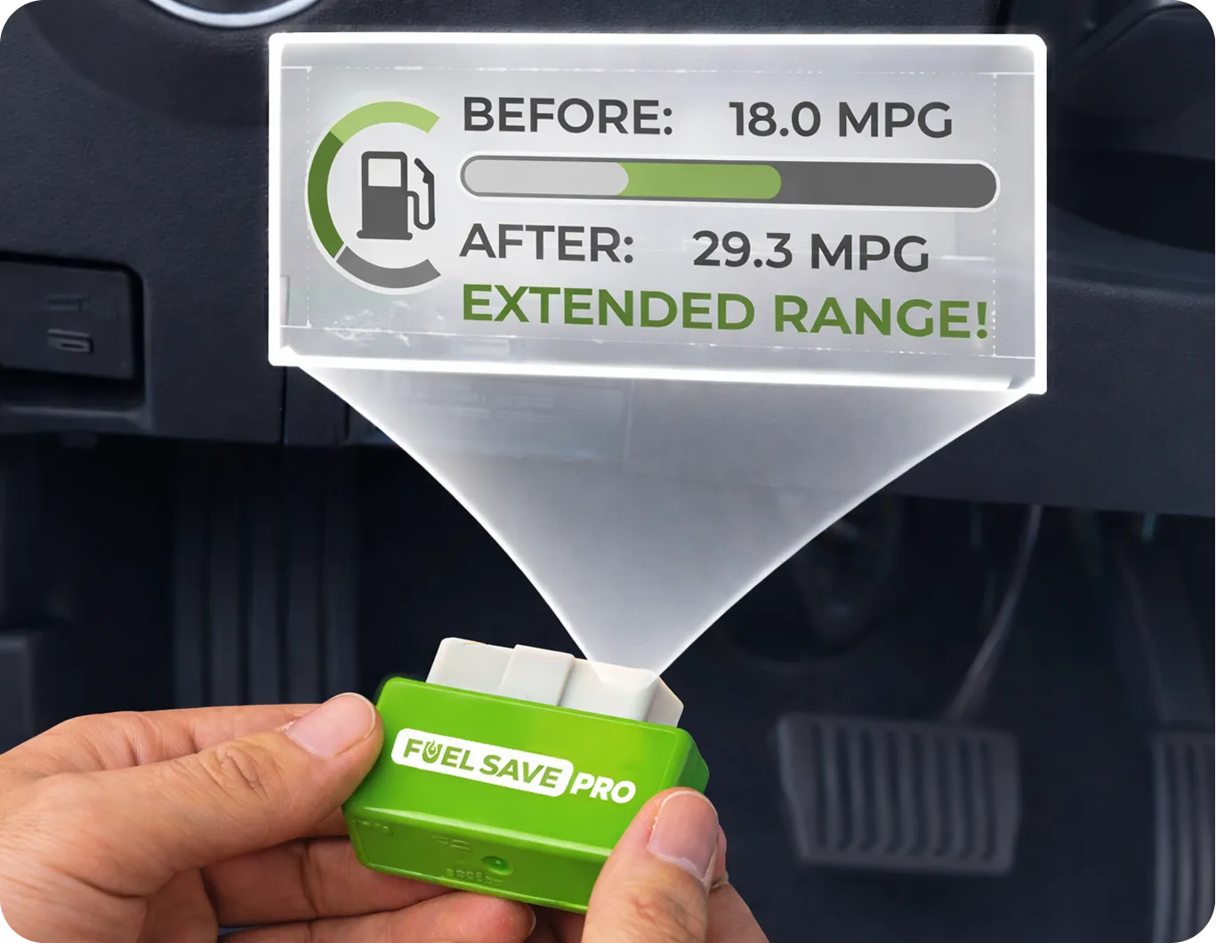 Fuel Save Pro close-up